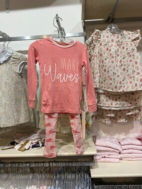 Kickee Pants Long Sleeve Graphic Tee Pajama Set 5